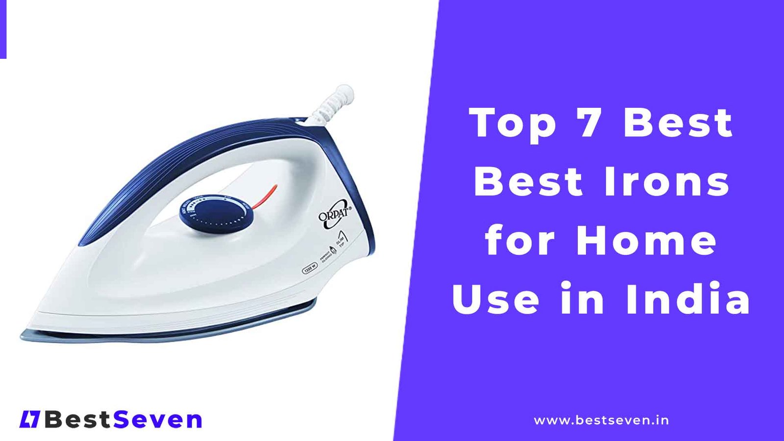 You are currently viewing Best Irons for Home Use India